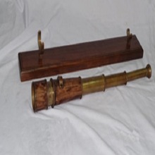 Brown Leather Sheathed Telescope