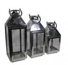 ONYX Metal Lantern Lights Candle, For Home Decoration