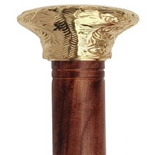 Round Head Wooden Walking Stick, For Religious