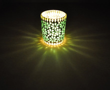 Home Decoration Mosaic Pattern Tea Light Holders