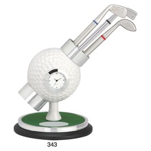 Metal Golf Shape Clock