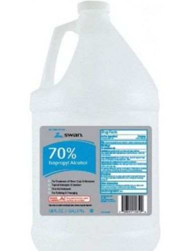 70% Isopropyl Rubbing Alcohol, Brand Name : Swan, Form : Liquid