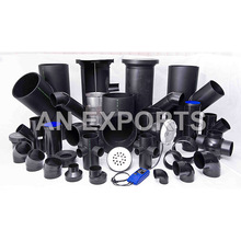 Equal HDPE Pipes and Fittings, Color : Black, White