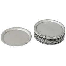 Rectangle Metal Coaster, For Table Decoration