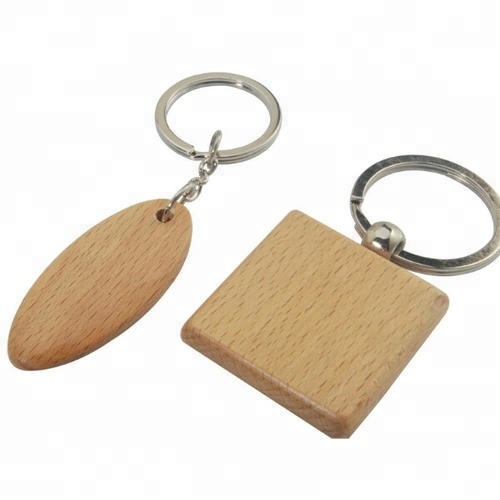 Sai Enterprises Customized Shape Wooden Key Chain