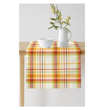 Checked Cotton Table Runners, For Home, Hotel, Size : 40 X 140