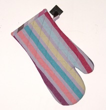100% Cotton Woven Glove, Pattern : Striped