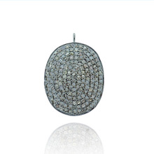 Chic Designs Weight Diamond Disc Silver Charm, Occasion : Party