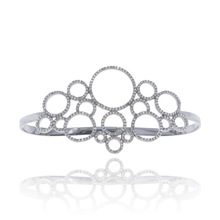 Chic Designs Weight Diamond Palm Bracelet, Gender : Women's