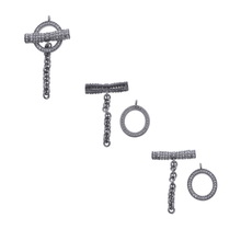 Pave Diamond Toggle Lock, Occasion : Party Etc