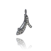 Chic Designs Weight Silver Boot Charm, Main Stone : Diamond