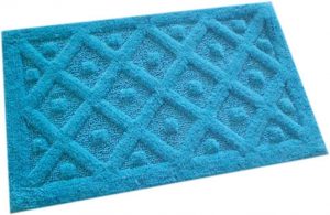 Cotton Diamond Bath Mat, For Home, Hotel, Office, Restaurant, Feature : Easy Washable, Good Designs