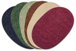 Solid Chenille Braided Mat, For Home, Hotel, Office, Restaurant, Feature : Easy To Fold, Good Designs