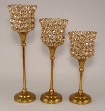 Metal Gold Wedding Centerpiece