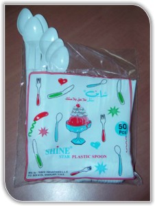 Plastic Spoons, Packaging Type : 50pcs X 40pkts.