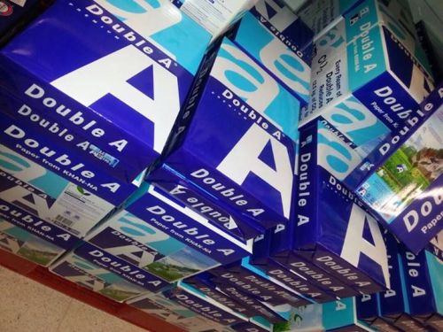 Double A A4 Copier Paper 80gsm 8.5x14inch, Packaging Type : Yellow