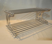High Quality Metal Shoe Rack, Size : Customized Size / 75 Cms