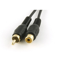 Audio Video Rca Audio Cable Extension, For Microphone