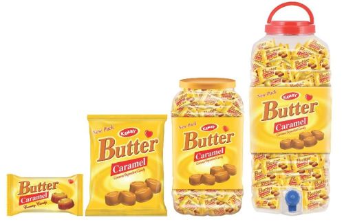 Butter Caramel Candy, Type : Eggless