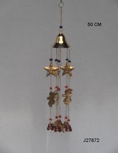 Brass Wind Chimes, For Home Decoration, Style : Folk Art