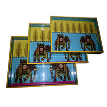 HANSH CRAFTS Rectangular Tray, For Dining Table Place Mats, Table Decoration Place Mats