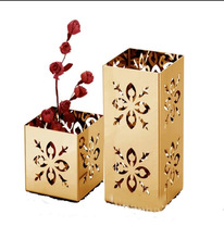 Stainless Steel Gold Vase, For Home Decoration, Style : Europe