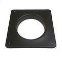 Metal Square Axial Housing, Color : Black