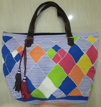 HILTEX Cotton Fabric Woven HandBags