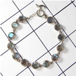 Labradorite 925 Sterling Silver Handmade Bracelet