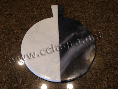 Polished Marble Chopping Block Cutting Board