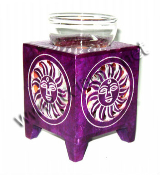 Colored Stone Oil Burner