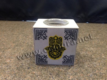 Oil Burner With Glass Bowl