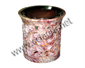 Soapstone Incense Resin Burners, Color : Assorted Natural Colors