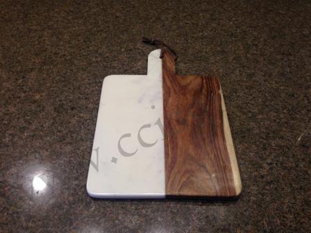 Wood Bread Cutting Board Cheese Tray, Color : White