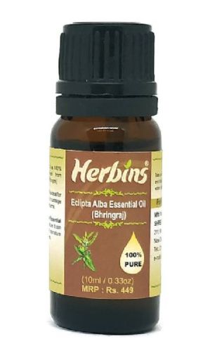 Herbins Eclipta Alba Essential Oil 10ml, Color : Blackish