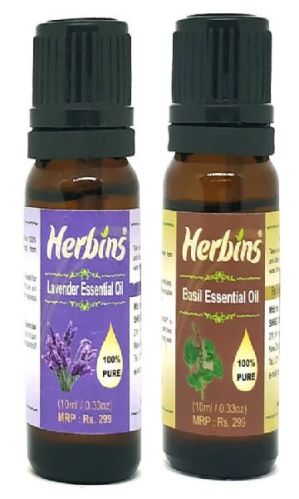 Herbins Essential Oil Combo (Basil and Lavender)