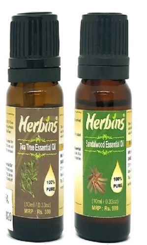 Herbins Essential Oil Combo (Tea Tree and Sandal)