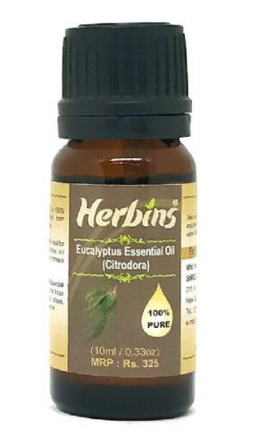 Herbins Eucalyptus Essential Oil 10ml, Color : Pale Yellow-green Or Colorless