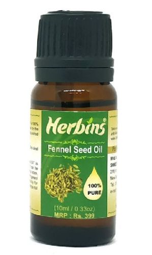 Herbins Fennel Seed Oil 10ml, Color : Colorless To Pale Yellow