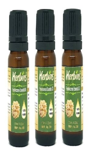 Herbins Frankincense Essential Oil Combo 3, Color : Light Yellow