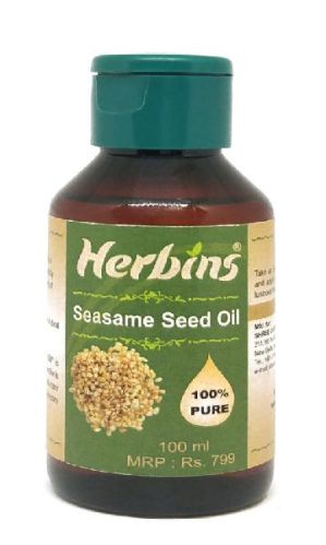 Herbins Seasame Seed Oil 100 Ml, Color : Rich Golden