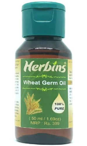 Herbins Wheatgerm Oil 50ml, Color : Dark Brown / Honey Colored