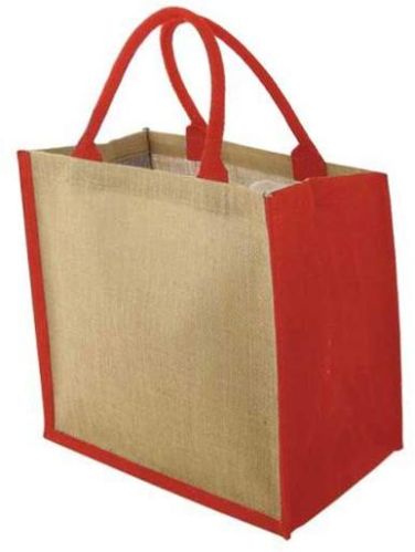 Plain Pure Cotton JUTE SHOPPER BAG, Size : 30x40x4inch