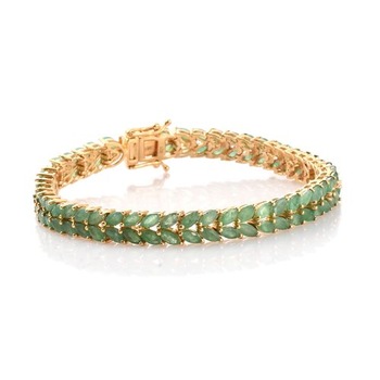 Gold Plated Sterling Silver Tennis Bracelet, Occasion : Anniversary, Engagement, Gift, Party, Wedding