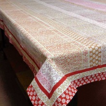 Hand Block Printed Kalamkari Tablecloth, Feature : Handmade