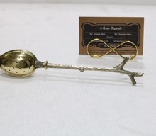 Brass Handmade Tea Strainer Spoon