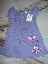 100% Cotton Girl Frock, Technics : Yarn Dyed