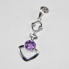 Amethyst Gemstone Pendant, Occasion : Gift