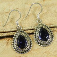Iolite Gemstone Earring, Occasion : Gift