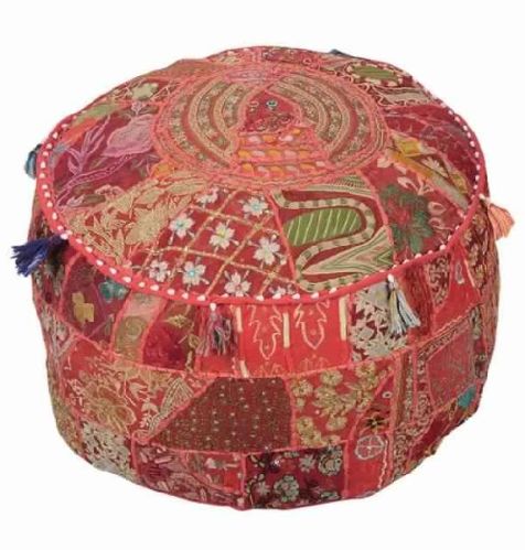 Beautiful Cotton Ottoman Or Stool